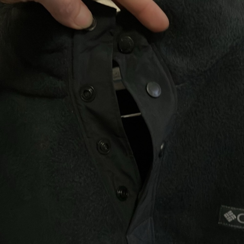 NWT Columbia men’s black fleece swrater size XL - Picture 4 of 9